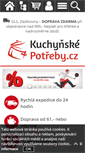 Mobile Screenshot of kuchynskepotreby.cz